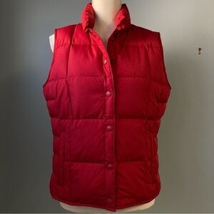 Lands End down puffer vest